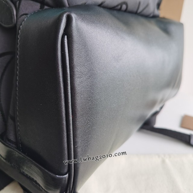 Burberry專門店新款男士後背包 巴寶莉經典皮革裝飾雙肩包 yxb1457